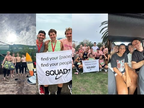 llevamos a 17 personas a correr 21k en mar del plata | SQUAD